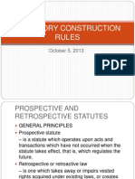 Statutory Construction Rules