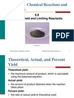 Percent Yield and Limiting Reactants - 2