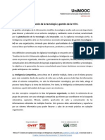 Globalización de La Tecnología y Gestión de La I+D+i