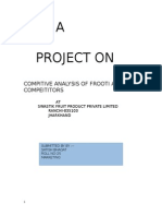 Project On Frooti