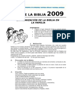 Entronización Biblia en Familias