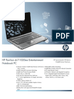 HP Pavilion Dv7-1020ea Entertainment Notebook PC