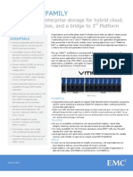 Emc Vmax Family: Mission-Critical Enterprise Storage For Hybrid Cloud, Hyper-Consolidation, and A Bridge To 3 Platform