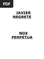 Negrete Javier - Nox Perpetua