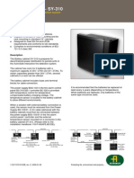 116 SY 310 Datasheet