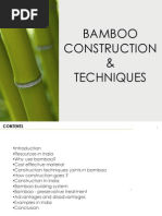 Bamboo Construction & Techniques