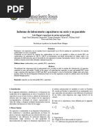 Informe de Laboratorio Capacitores en Serie y en Paralelo