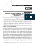 Antimicrobial Effect of Honey Produced by On Some Common Human Pathogens