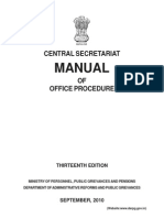 Manual of Office Procedure