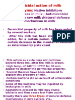 Germicidal Action of Milk