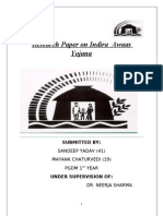 Research Paper On Indira Awaas Yojana: Submitted by