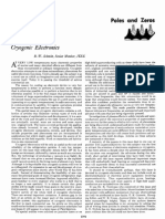 Cryogenic Electronics: Poles and Zeros