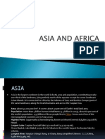 Asia and Africa - PPT Kls 6