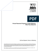 Private Placement Programs and Trade Platforms White Paper