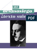 El Libro Del Desasosiego, Texto Suicida