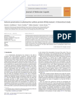 Journal of Molecular Liquids: Daniel J. Sindhikara, Norio Yoshida, Mikio Kataoka, Fumio Hirata