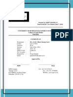 Torts Course Plan