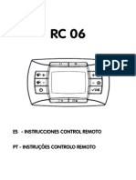 Manual Control RC06 de Caldera BAXI Ref. LUNA