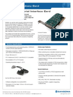 Sangoma A142 Series Synchronous Dual Serial Card Datasheet