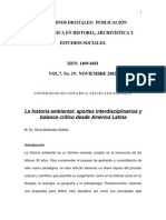 Desarrollo Histórico de La Palabra Ambiental PDF