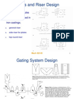 Risers and Riser Design: General Design Rules For Riser Necks Used in Iron Castings