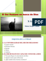 Unidad 1 El Ser Humano en Busca de Dios