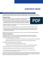 Substance B DSM IV