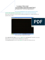 Basic VLSI Layout Design Using Microwind