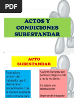 Capacitación Actos y Condiciones Subestandar