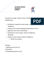 LL Name Transfer Form