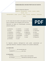 Acentuação Translineação Regras Práticas de Escrita