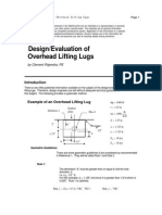 Lifting Lug Design