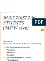 Malaysian Studies Intoduction