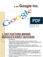 Case Study On: Google Inc