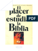 El Placer de Estudiar La Biblia