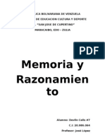 Memoria e Razonamiento