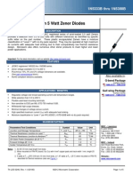 Silicon 5 Watt Zener Diodes: 1N5333B Thru 1N5388B