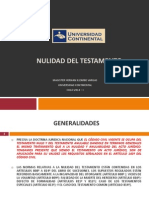 Clase 14 Nulidad Del Testamento