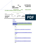 Mejorando La Nutrición A Traves de Huertos y Granjas Familiares Fao