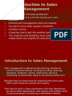 Introduction To Sales Management