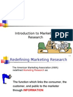 Introduction To Marketing Research