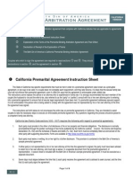 California Premarital Agreement Instruction Sheet