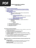 Clinical Examination of Patients