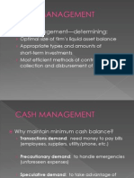 Cash Management