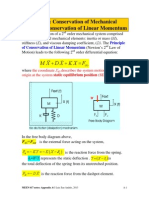 Conservation of Mechanical Energy, Linear Momentum