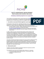 Ncvo Workforce Development: Good Employment Practice Case Study