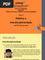 Didática e Interdisciplinaridade PDF