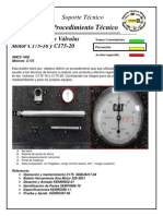 Ajuste de Valvulas - C175 PDF