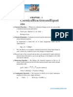 Chemical Reactions and Equations