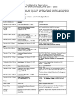 Canterbury HA Programme 2014-15 